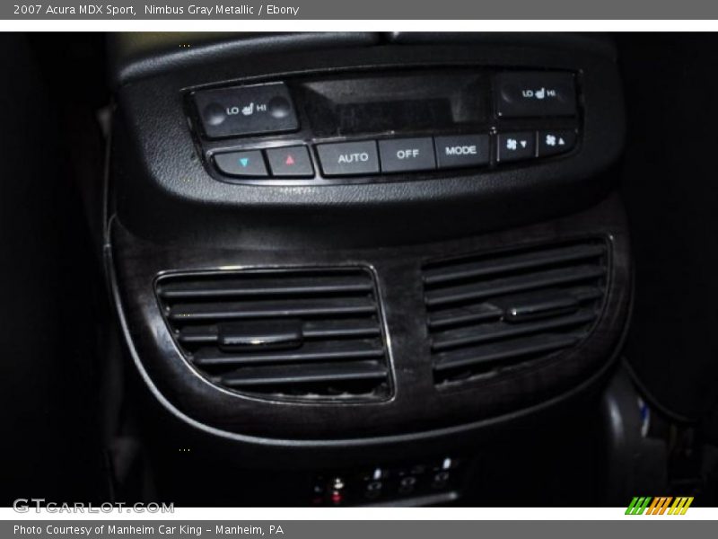 Nimbus Gray Metallic / Ebony 2007 Acura MDX Sport