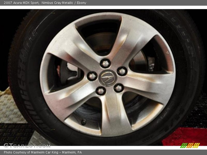 Nimbus Gray Metallic / Ebony 2007 Acura MDX Sport