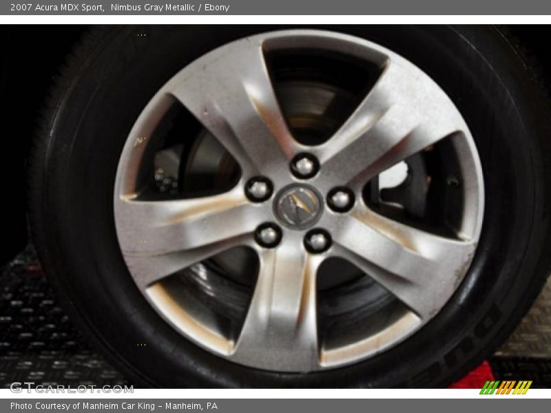 Nimbus Gray Metallic / Ebony 2007 Acura MDX Sport