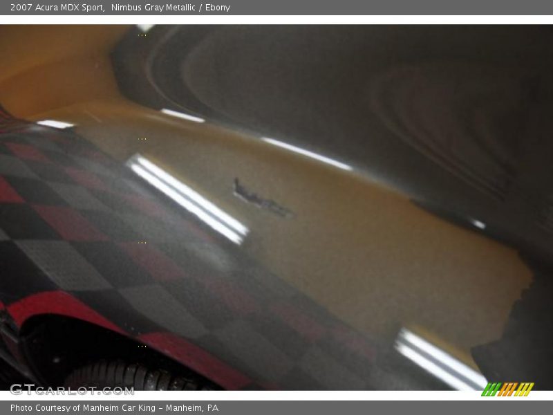Nimbus Gray Metallic / Ebony 2007 Acura MDX Sport