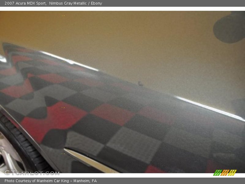Nimbus Gray Metallic / Ebony 2007 Acura MDX Sport