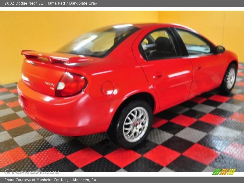 Flame Red / Dark Slate Gray 2002 Dodge Neon SE