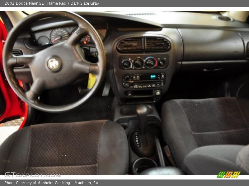 Flame Red / Dark Slate Gray 2002 Dodge Neon SE