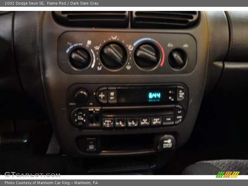 Flame Red / Dark Slate Gray 2002 Dodge Neon SE