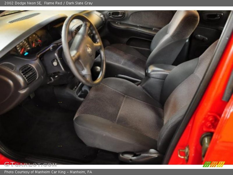 Flame Red / Dark Slate Gray 2002 Dodge Neon SE