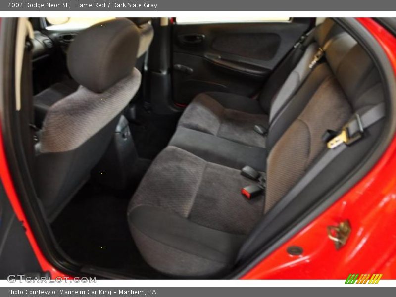 Flame Red / Dark Slate Gray 2002 Dodge Neon SE