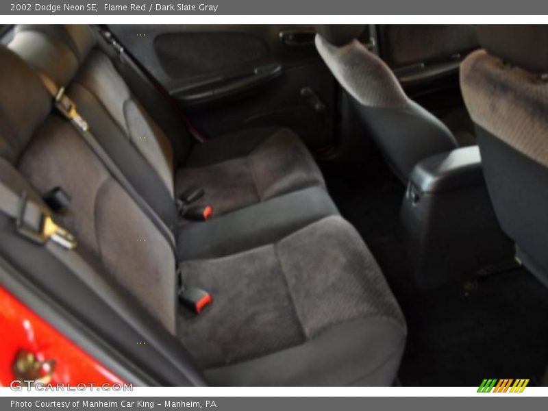 Flame Red / Dark Slate Gray 2002 Dodge Neon SE