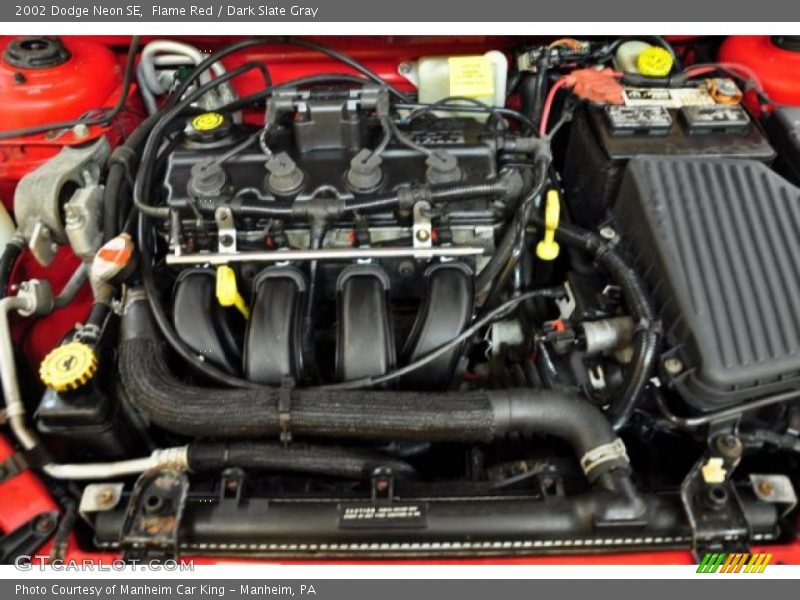 2002 Neon SE Engine - 2.0 Liter SOHC 16-Valve 4 Cylinder