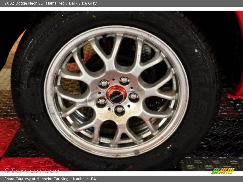 Flame Red / Dark Slate Gray 2002 Dodge Neon SE