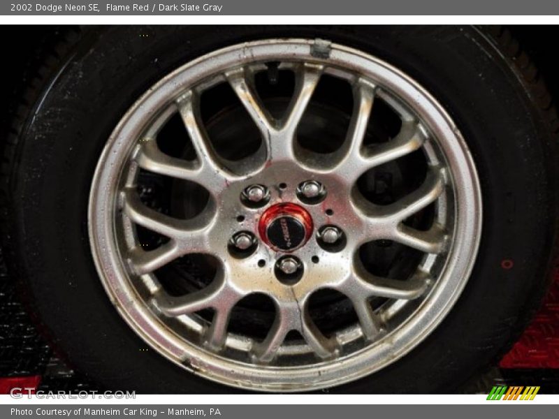Flame Red / Dark Slate Gray 2002 Dodge Neon SE