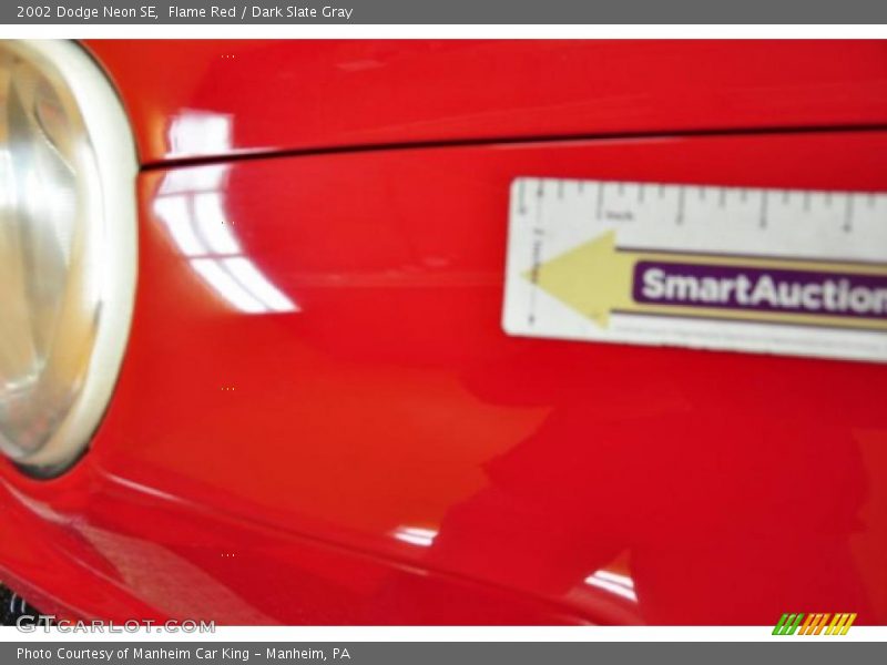 Flame Red / Dark Slate Gray 2002 Dodge Neon SE