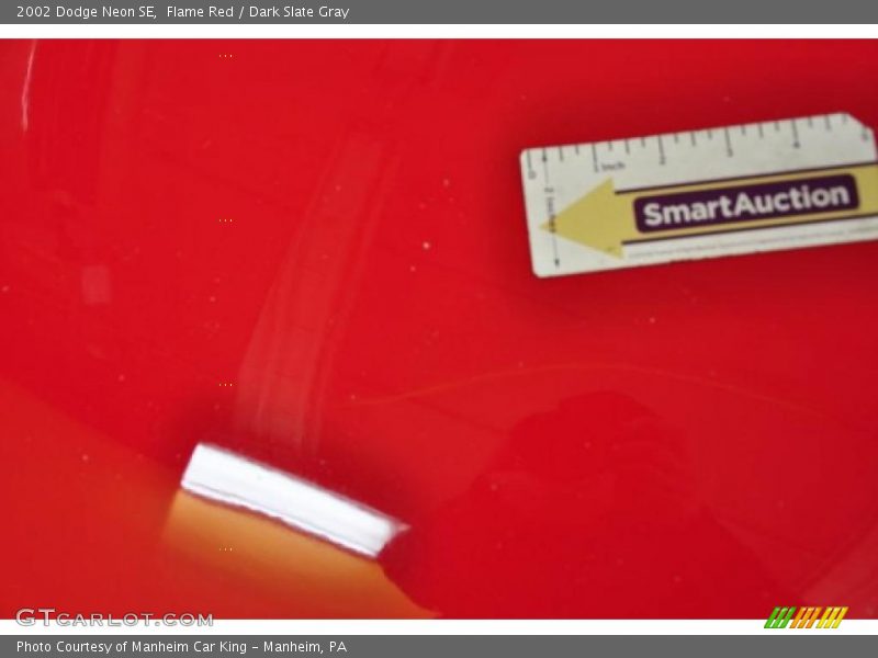 Flame Red / Dark Slate Gray 2002 Dodge Neon SE