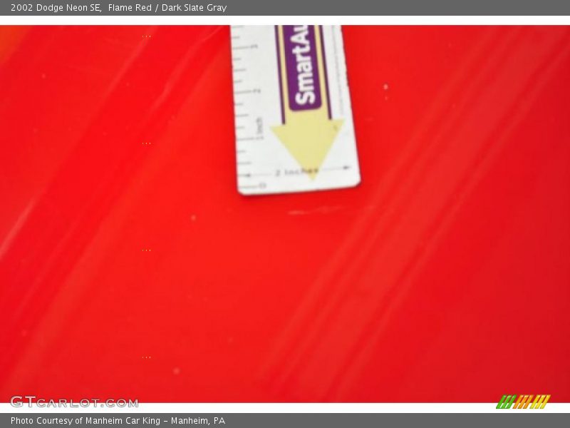 Flame Red / Dark Slate Gray 2002 Dodge Neon SE