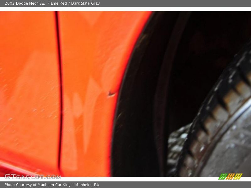 Flame Red / Dark Slate Gray 2002 Dodge Neon SE