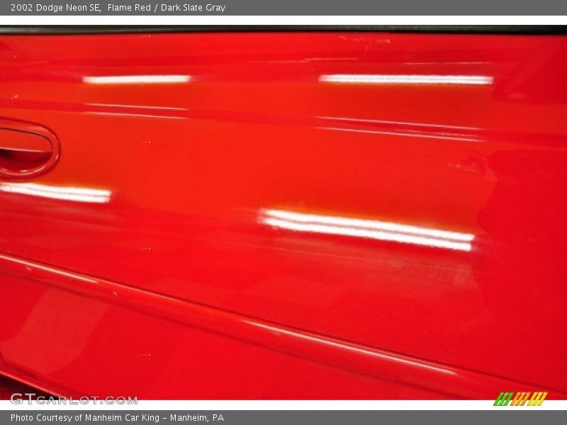 Flame Red / Dark Slate Gray 2002 Dodge Neon SE