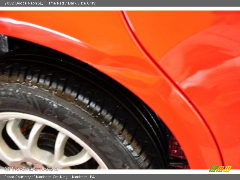 Flame Red / Dark Slate Gray 2002 Dodge Neon SE