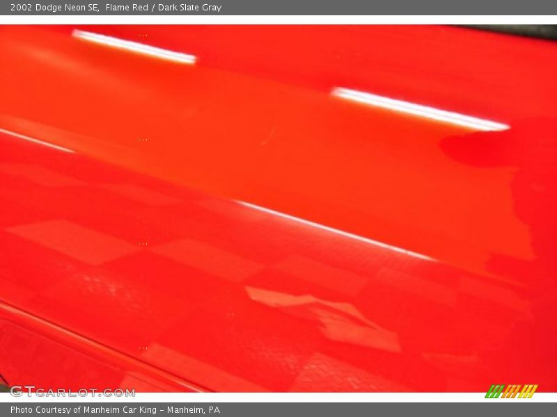 Flame Red / Dark Slate Gray 2002 Dodge Neon SE