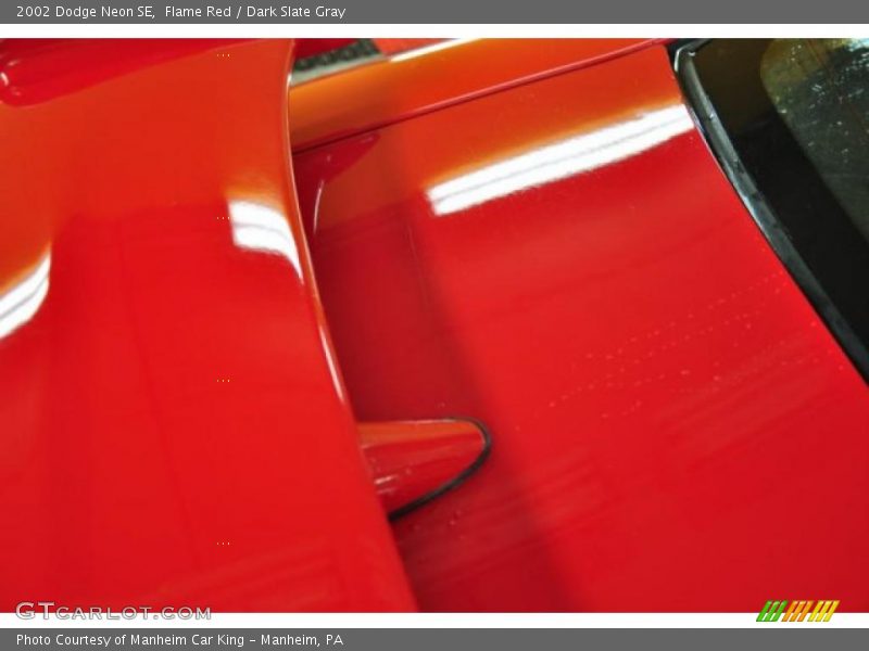 Flame Red / Dark Slate Gray 2002 Dodge Neon SE