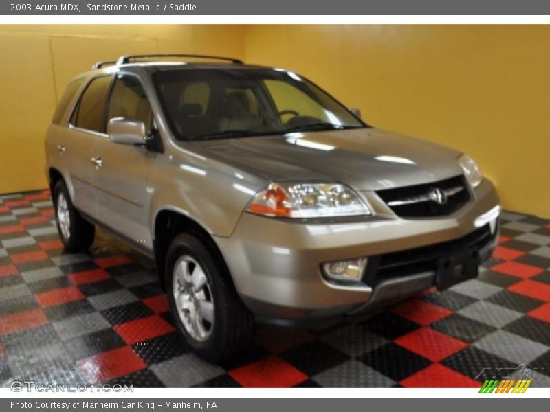 Sandstone Metallic / Saddle 2003 Acura MDX
