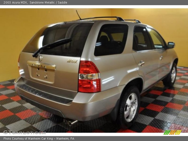 Sandstone Metallic / Saddle 2003 Acura MDX