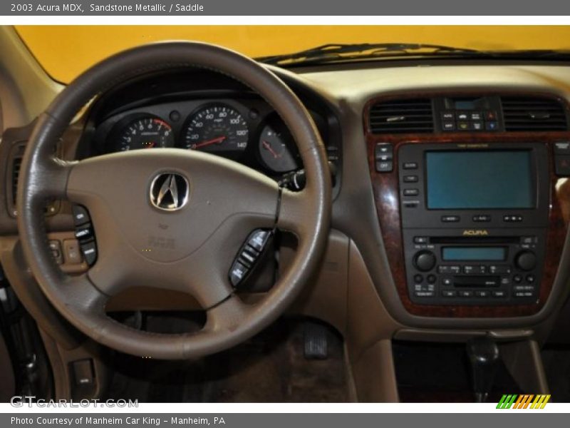 Sandstone Metallic / Saddle 2003 Acura MDX