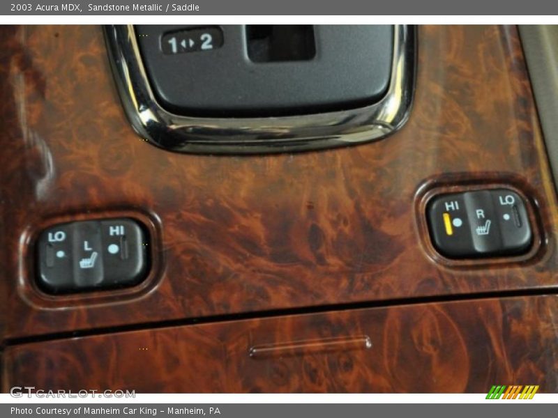 Sandstone Metallic / Saddle 2003 Acura MDX
