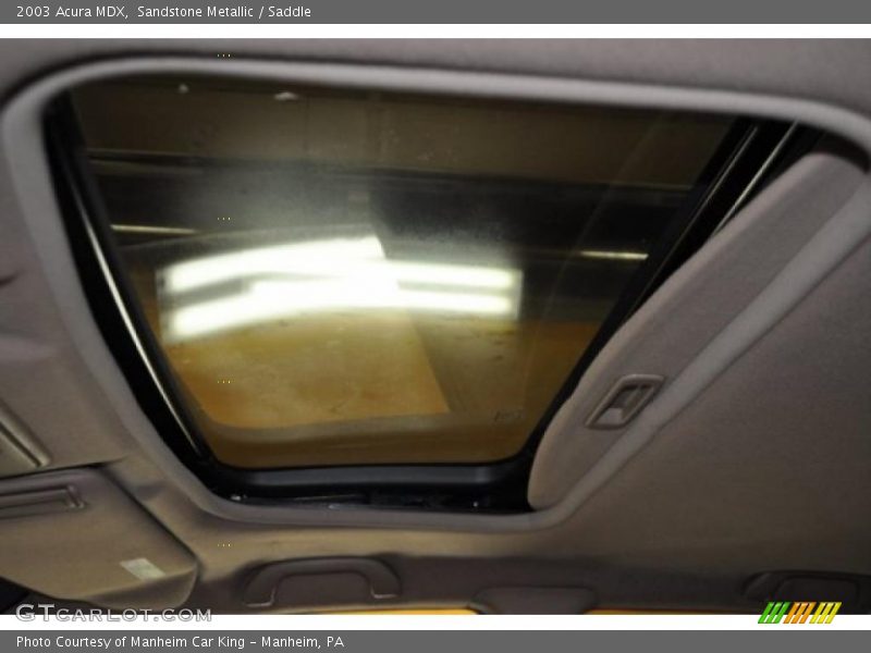 Sandstone Metallic / Saddle 2003 Acura MDX