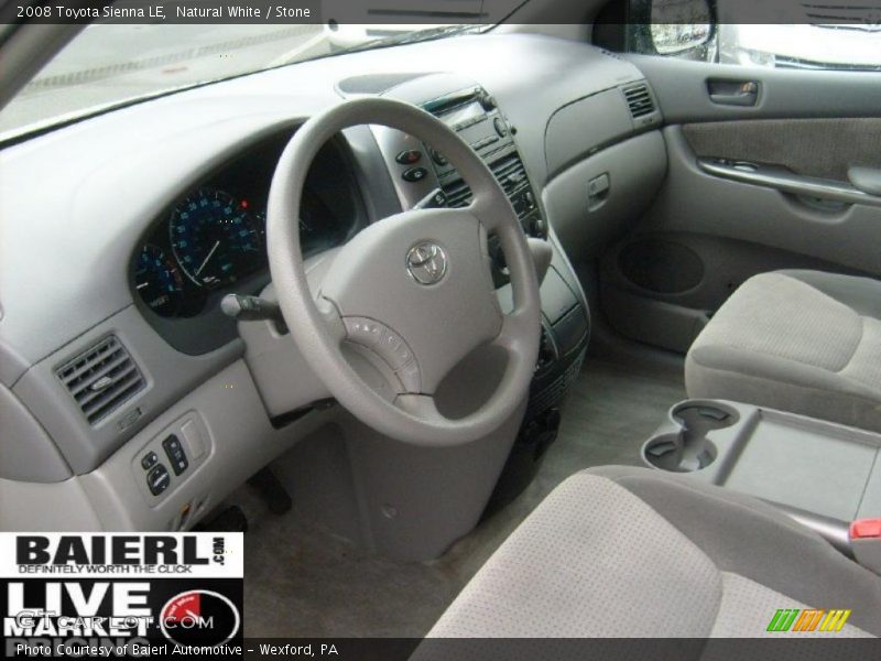 Natural White / Stone 2008 Toyota Sienna LE