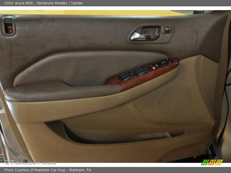 Sandstone Metallic / Saddle 2003 Acura MDX