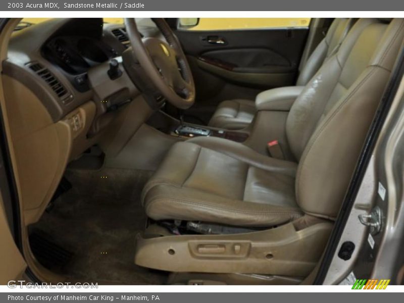 Sandstone Metallic / Saddle 2003 Acura MDX