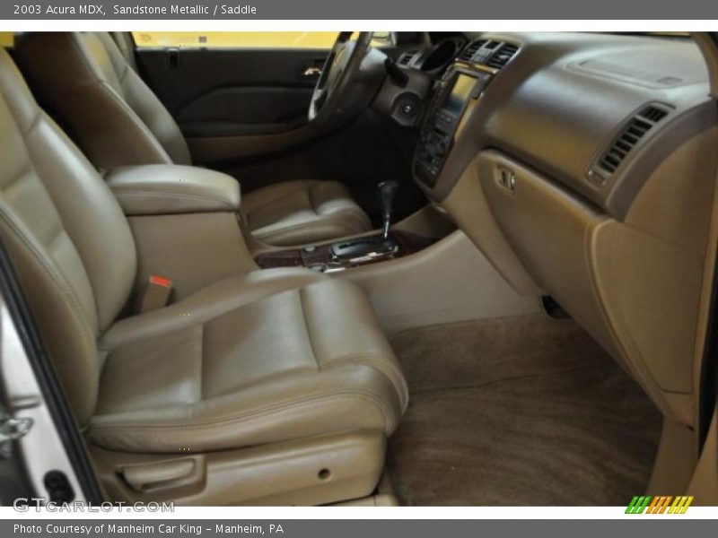 Sandstone Metallic / Saddle 2003 Acura MDX