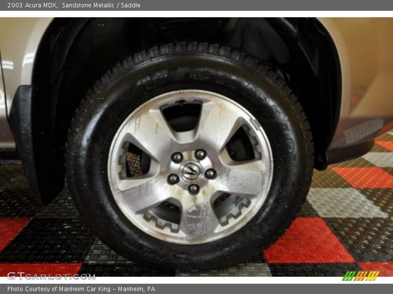 Sandstone Metallic / Saddle 2003 Acura MDX