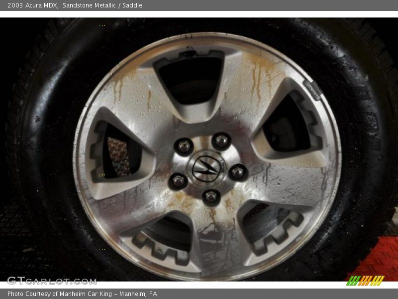 Sandstone Metallic / Saddle 2003 Acura MDX