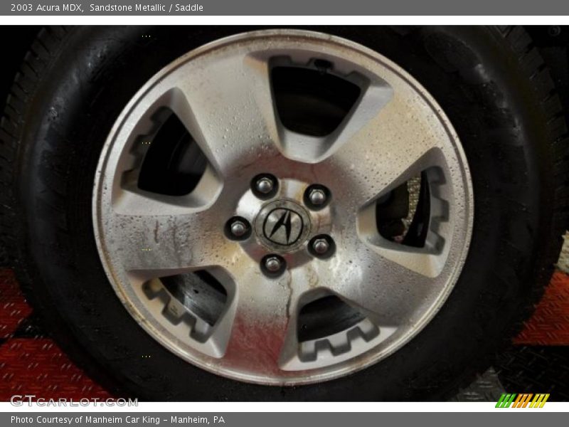 Sandstone Metallic / Saddle 2003 Acura MDX