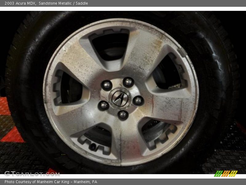 Sandstone Metallic / Saddle 2003 Acura MDX