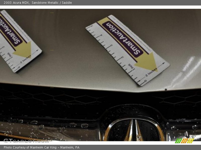 Sandstone Metallic / Saddle 2003 Acura MDX