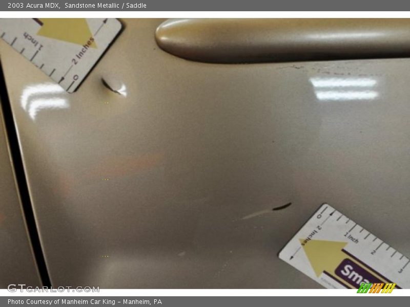 Sandstone Metallic / Saddle 2003 Acura MDX