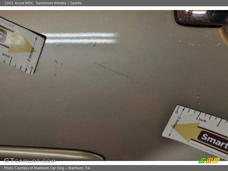 Sandstone Metallic / Saddle 2003 Acura MDX