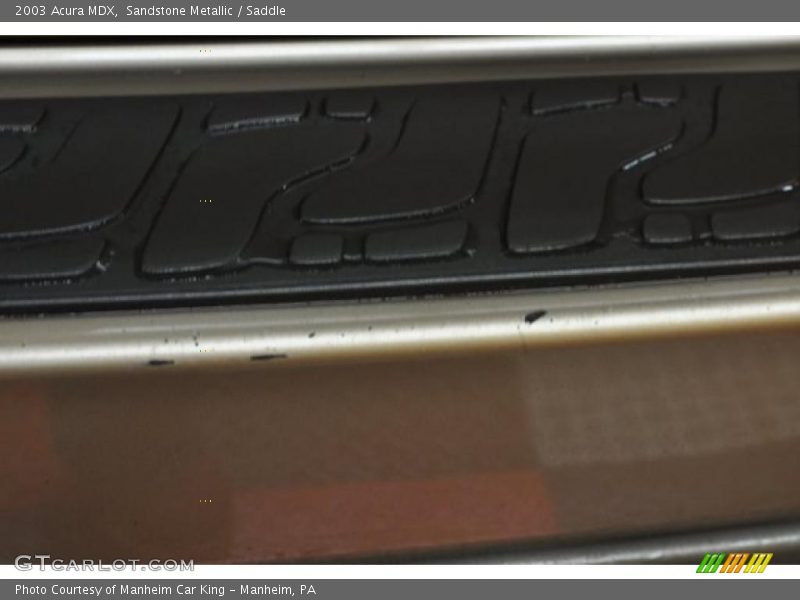 Sandstone Metallic / Saddle 2003 Acura MDX