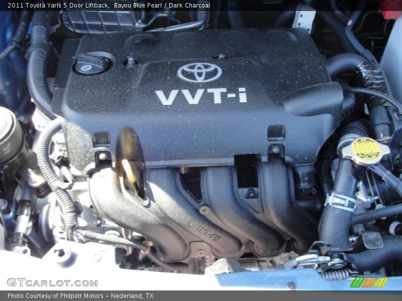  2011 Yaris 5 Door Liftback Engine - 1.5 Liter DOHC 16-Valve VVT-i 4 Cylinder