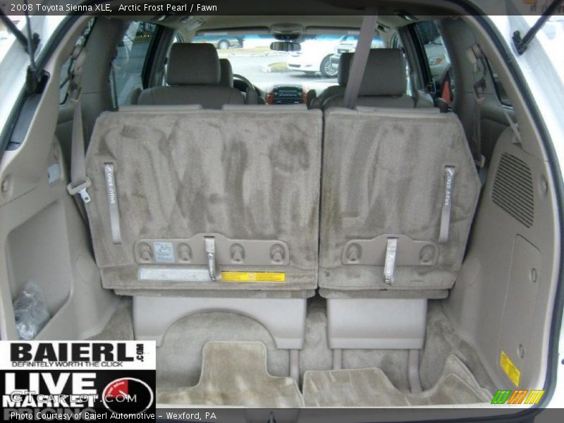 Arctic Frost Pearl / Fawn 2008 Toyota Sienna XLE