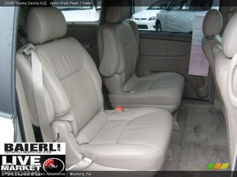 Arctic Frost Pearl / Fawn 2008 Toyota Sienna XLE