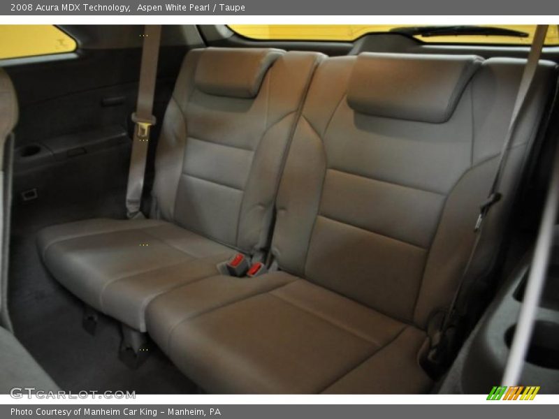 Aspen White Pearl / Taupe 2008 Acura MDX Technology