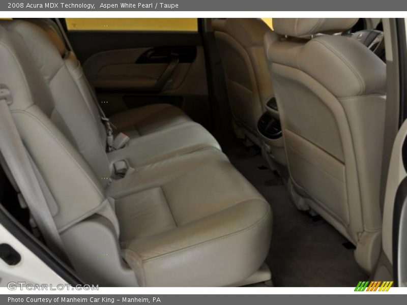Aspen White Pearl / Taupe 2008 Acura MDX Technology
