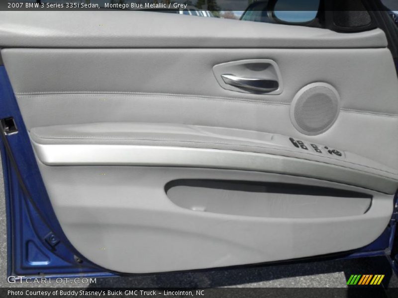 Montego Blue Metallic / Grey 2007 BMW 3 Series 335i Sedan