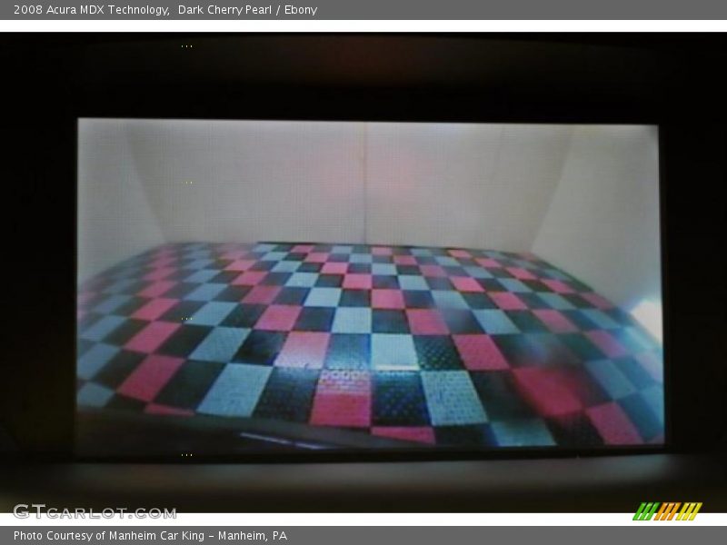 Dark Cherry Pearl / Ebony 2008 Acura MDX Technology