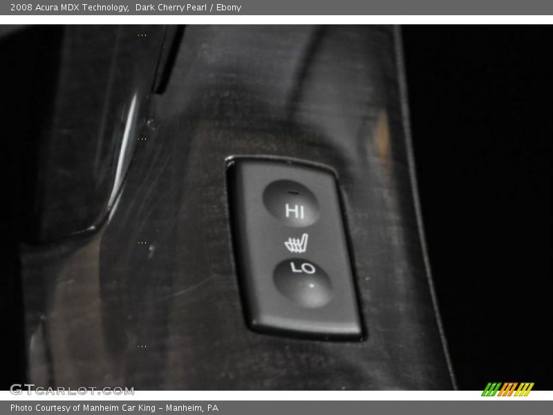 Dark Cherry Pearl / Ebony 2008 Acura MDX Technology