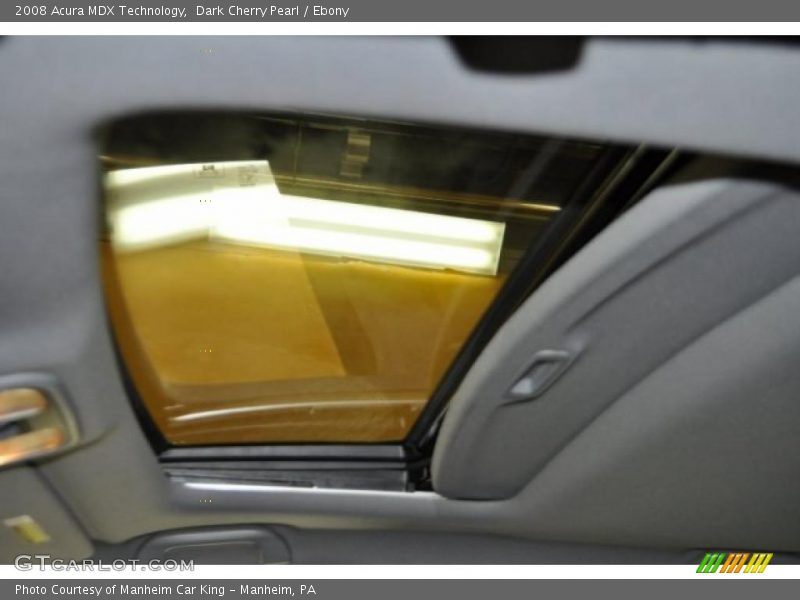 Dark Cherry Pearl / Ebony 2008 Acura MDX Technology