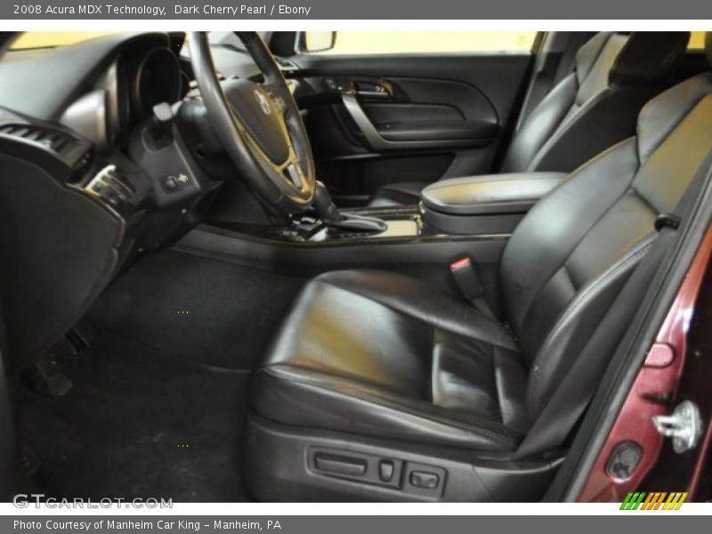  2008 MDX Technology Ebony Interior