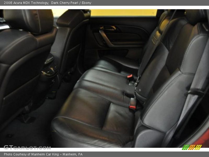  2008 MDX Technology Ebony Interior
